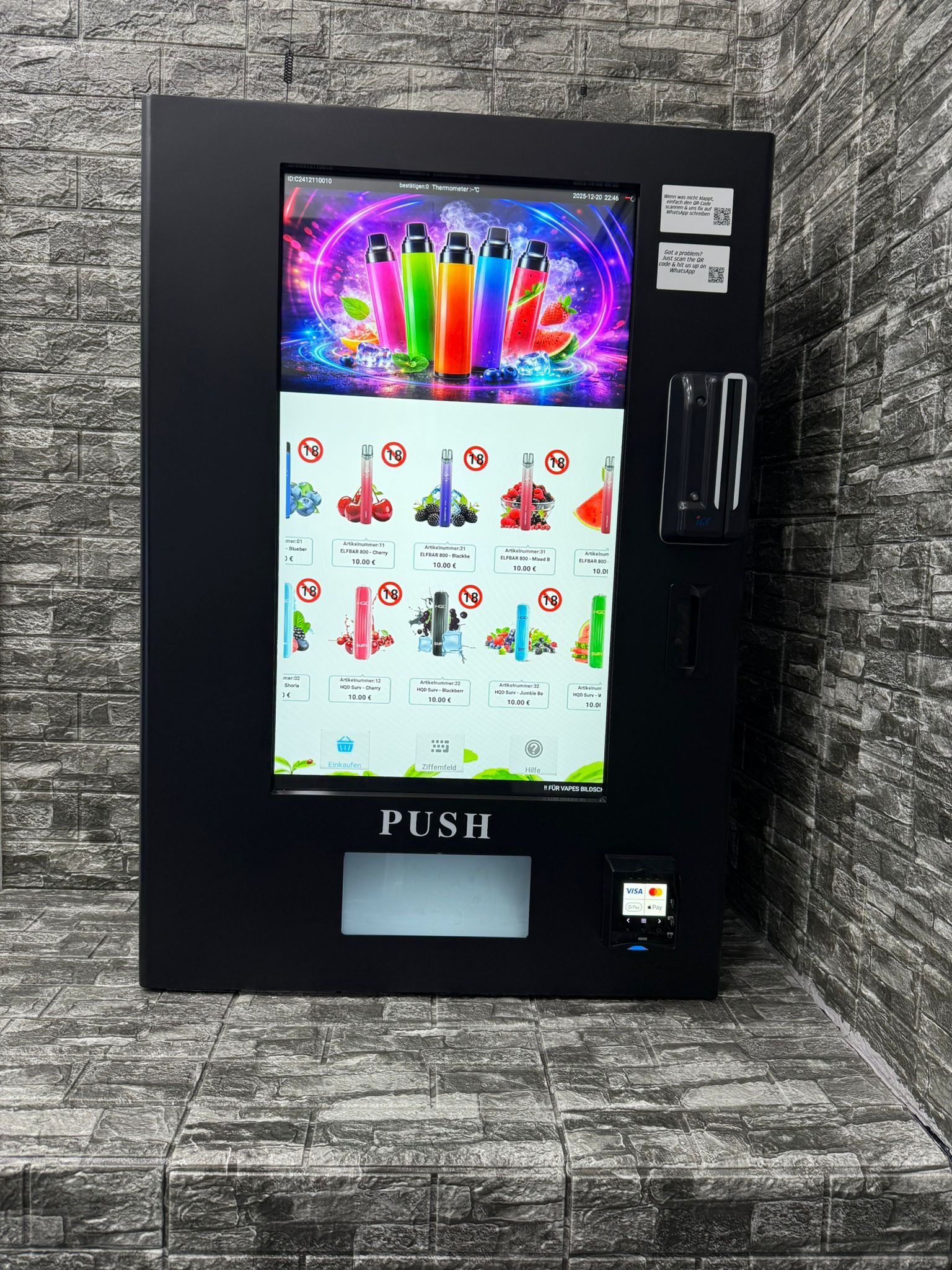 JGE SnackPro 600 in einem Verkaufsraum